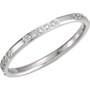 Thin Diamond Eternity Band