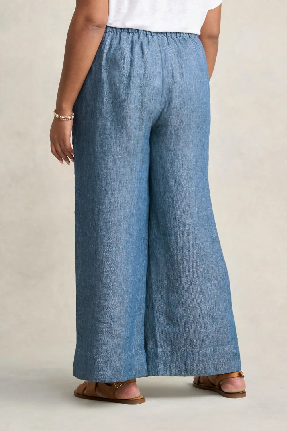 Twill Hemp Linen Pant - Indigo Twill