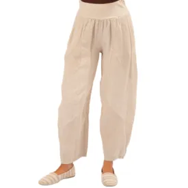 VM Mesh Panel Linen pants 6348