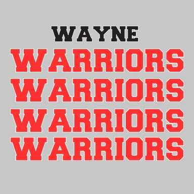 Wayne Warriors Youth School Graphic Designs - Made to Order