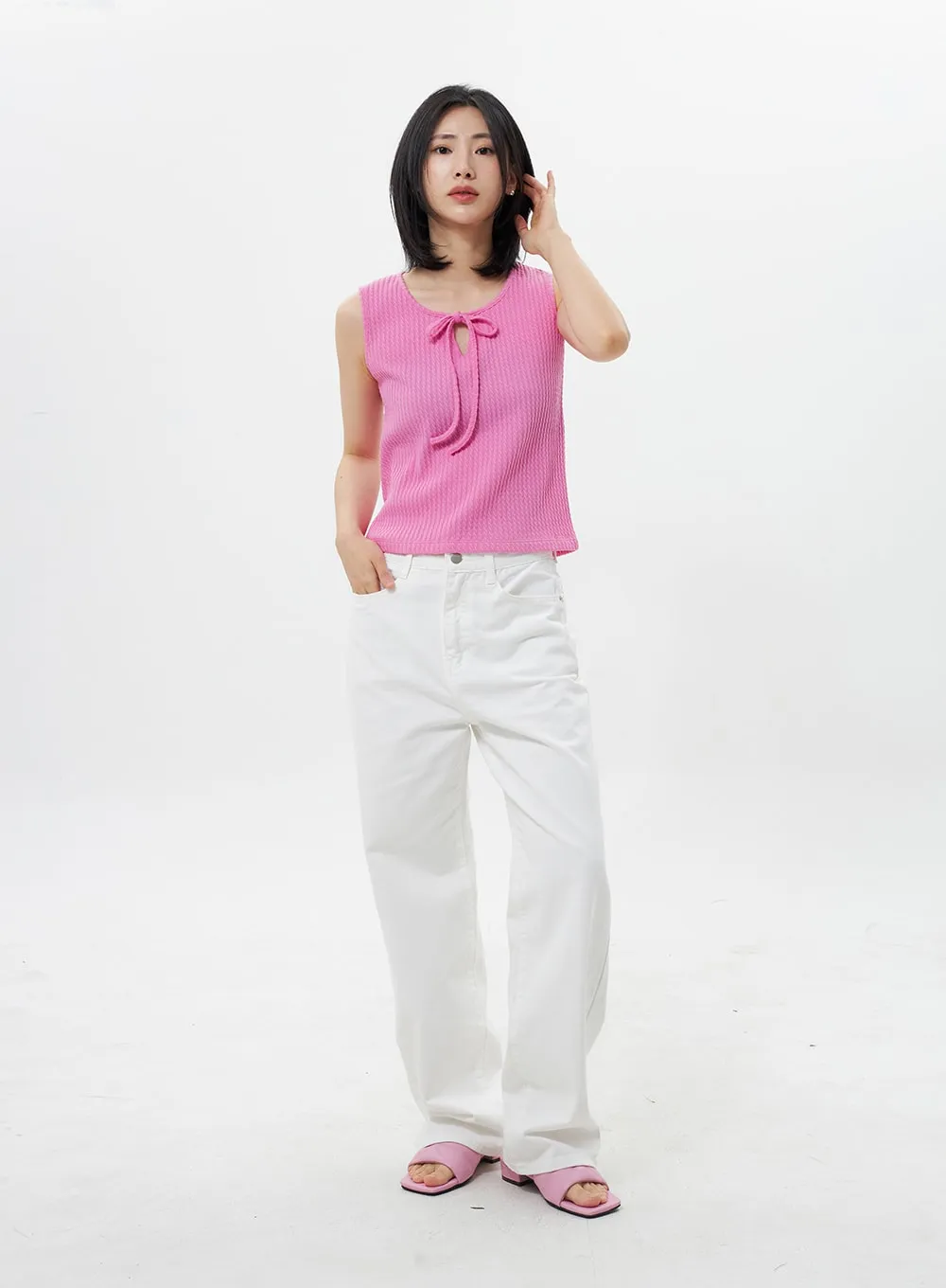 Wide Leg Cotton Pants OY304