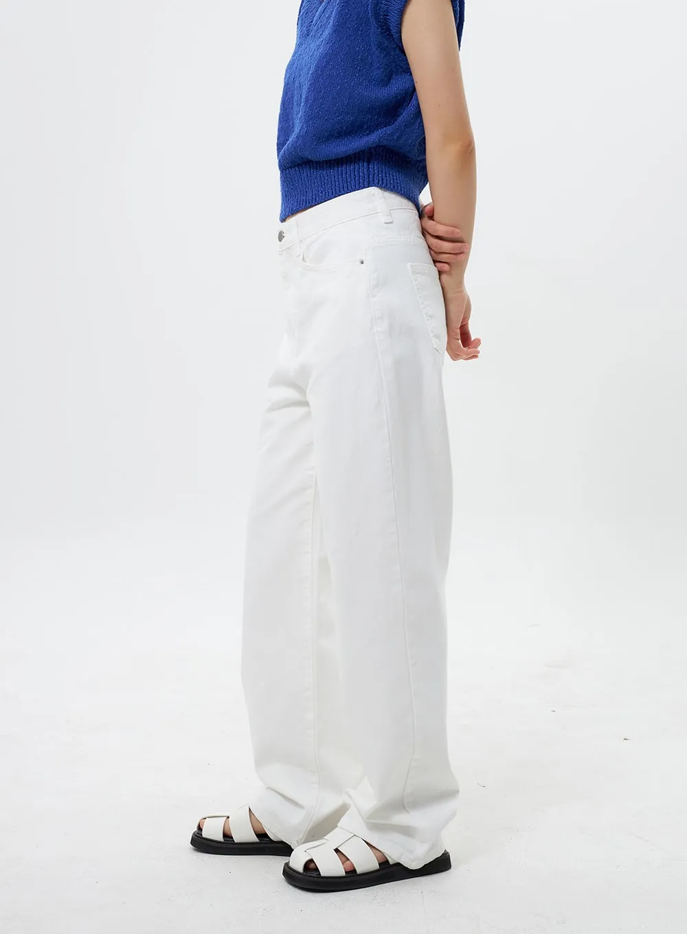 Wide Leg Cotton Pants OY304