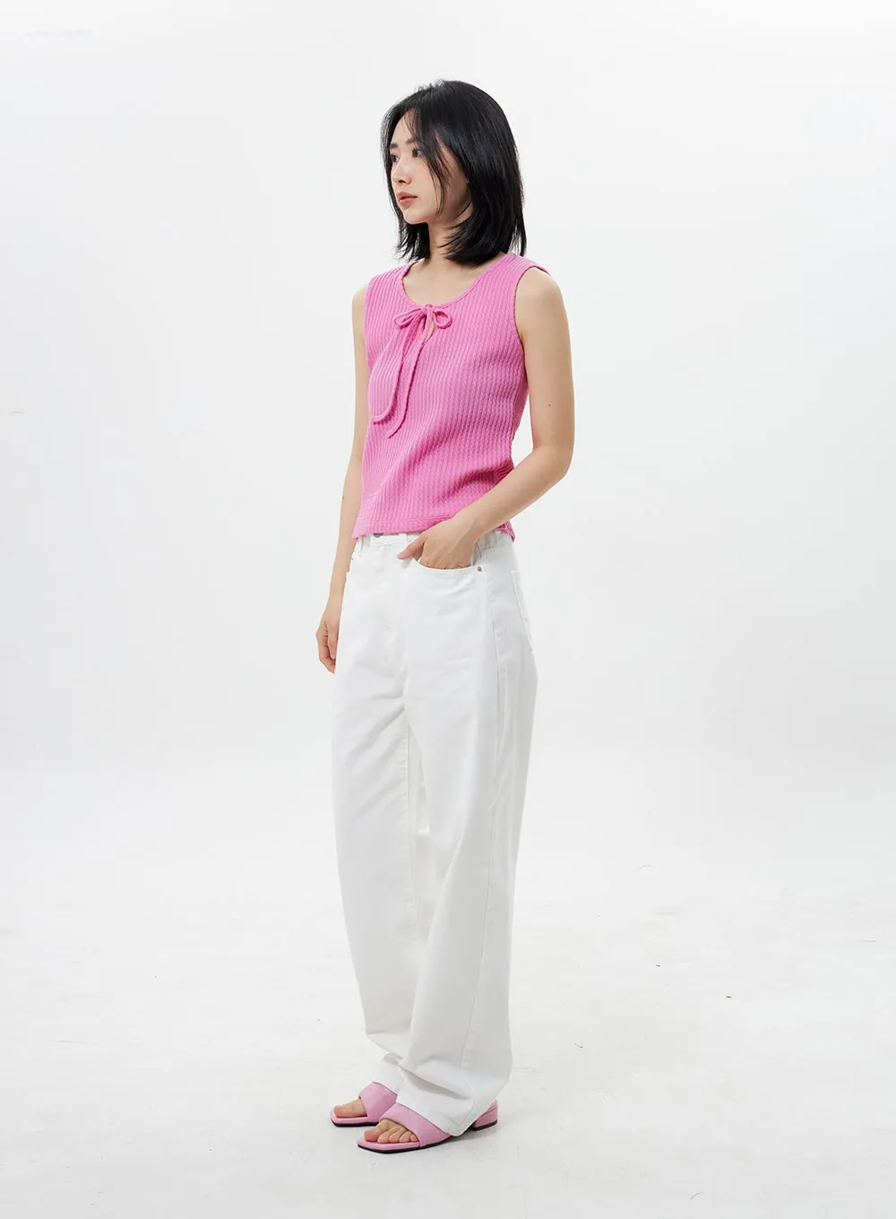 Wide Leg Cotton Pants OY304