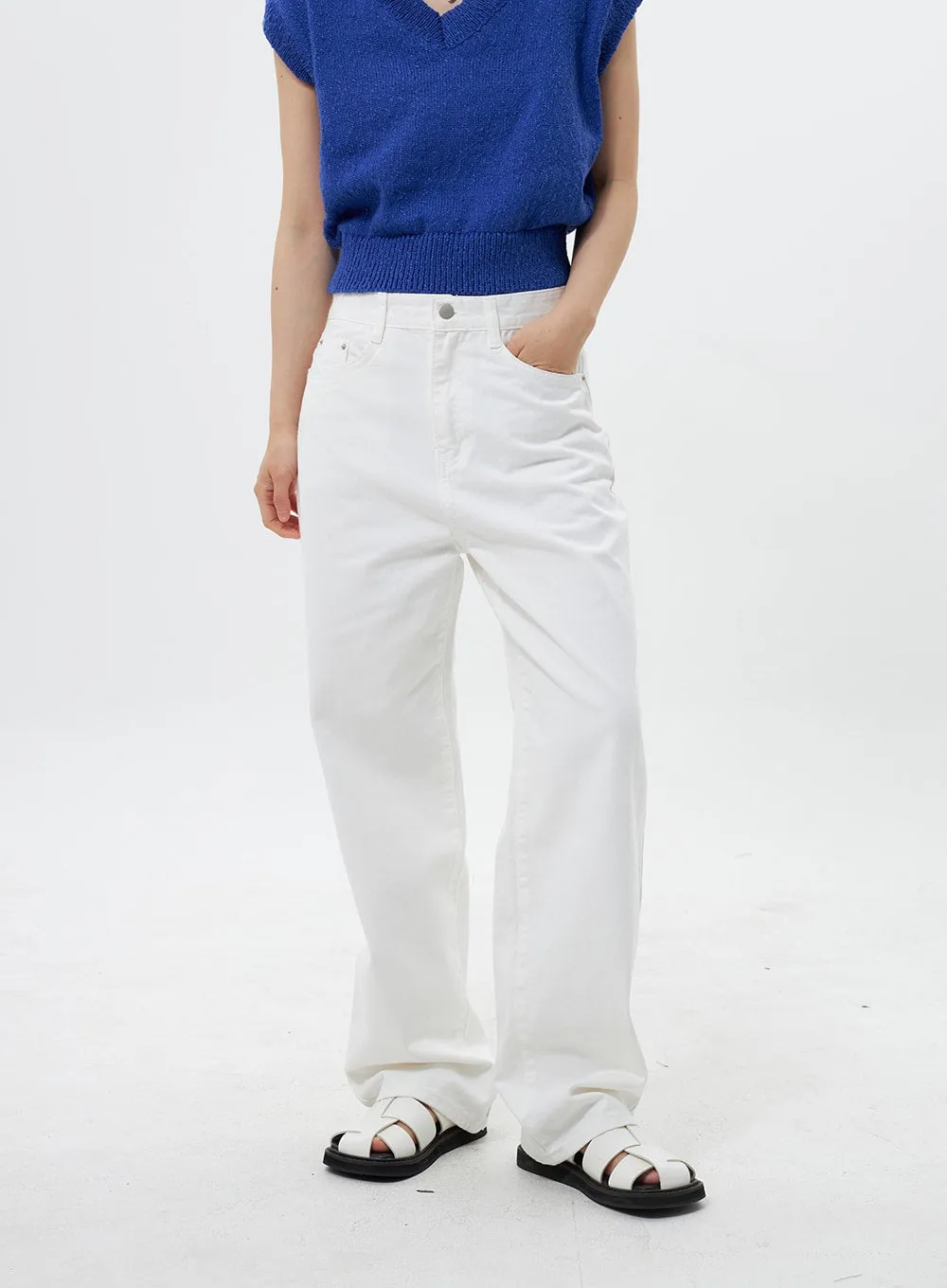 Wide Leg Cotton Pants OY304