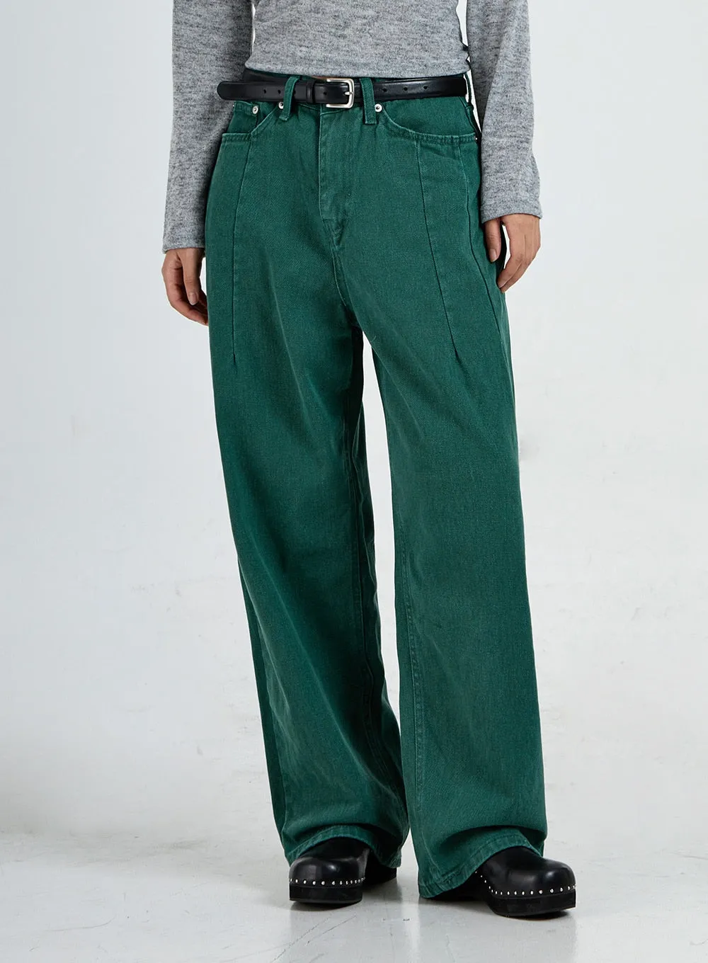 Wide Leg Cotton Pants Unisex CO13