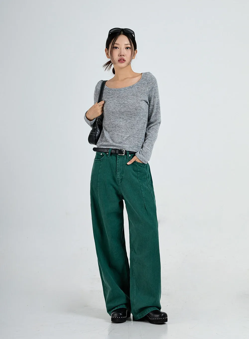 Wide Leg Cotton Pants Unisex CO13