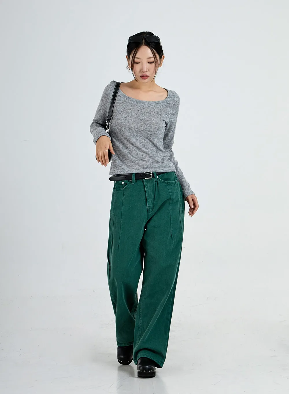 Wide Leg Cotton Pants Unisex CO13