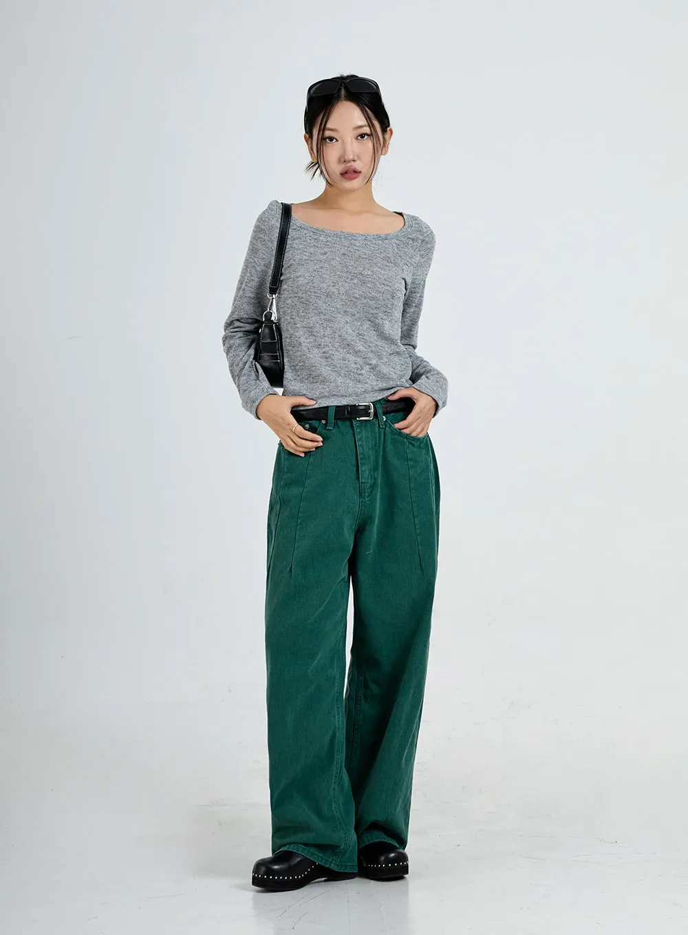 Wide Leg Cotton Pants Unisex CO13