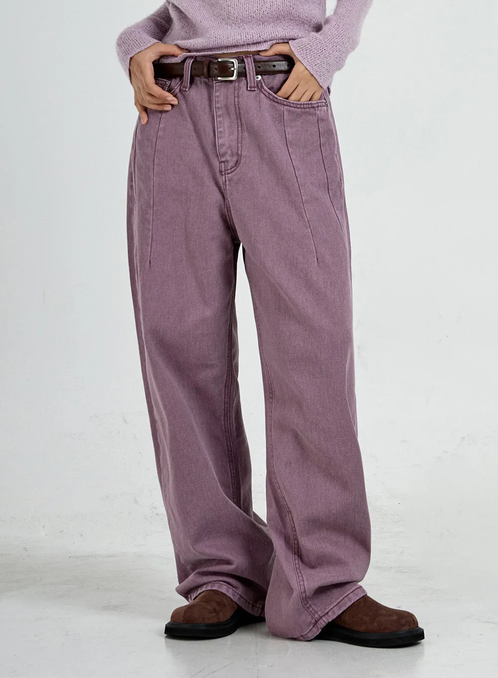 Wide Leg Cotton Pants Unisex CO13