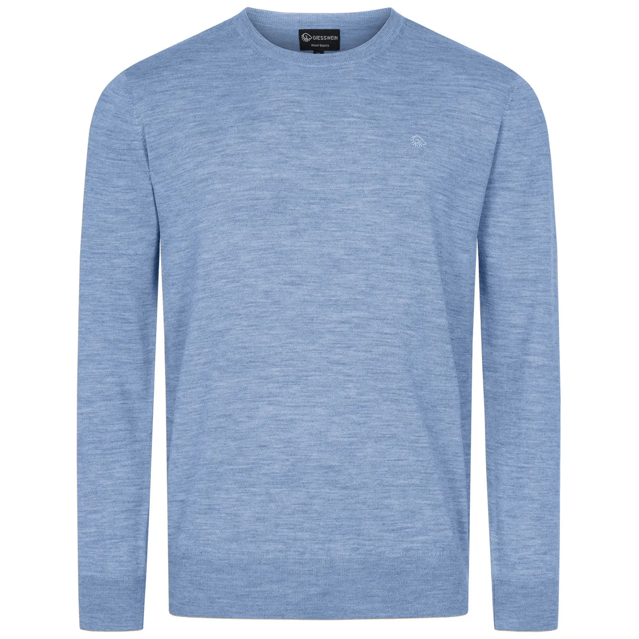 Wool Pullover Light Round Neck Men