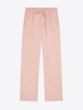 Wool satin pants